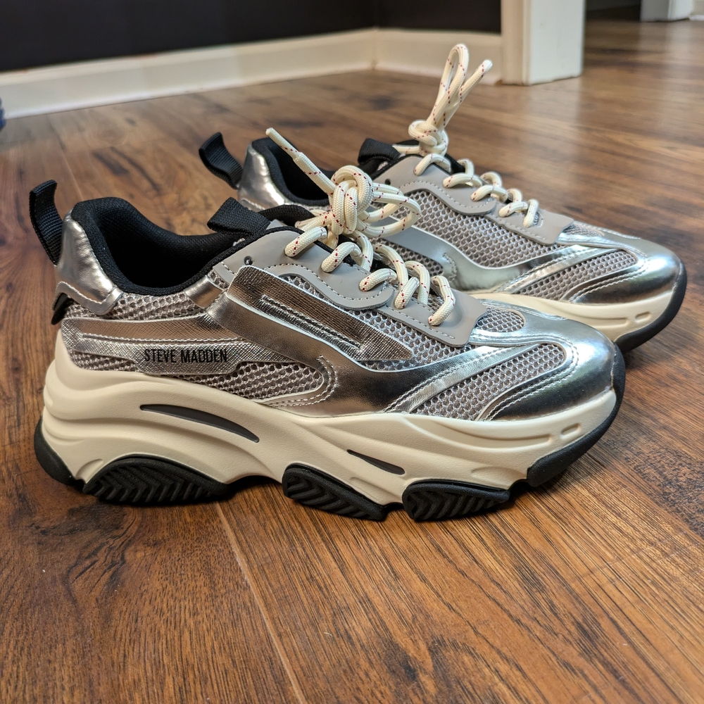 Steve Madden Chunky Sneakers (Size 6.5- See Description)